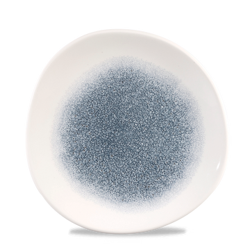 Raku Topaz Blue Organic Plate 21cm